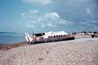 The SRN6 with Hovertravel - Landed at Southsea (credit: Pat Lawrence).